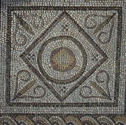 Romersk mosaik fra de termiske bade (mosaik)